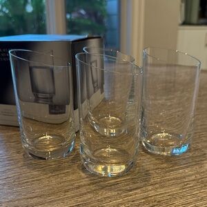 New Moon Collection Clear Glass Tumbler Set